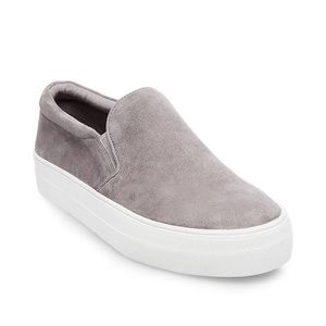 Steve Madden suede slip ons (new in box)